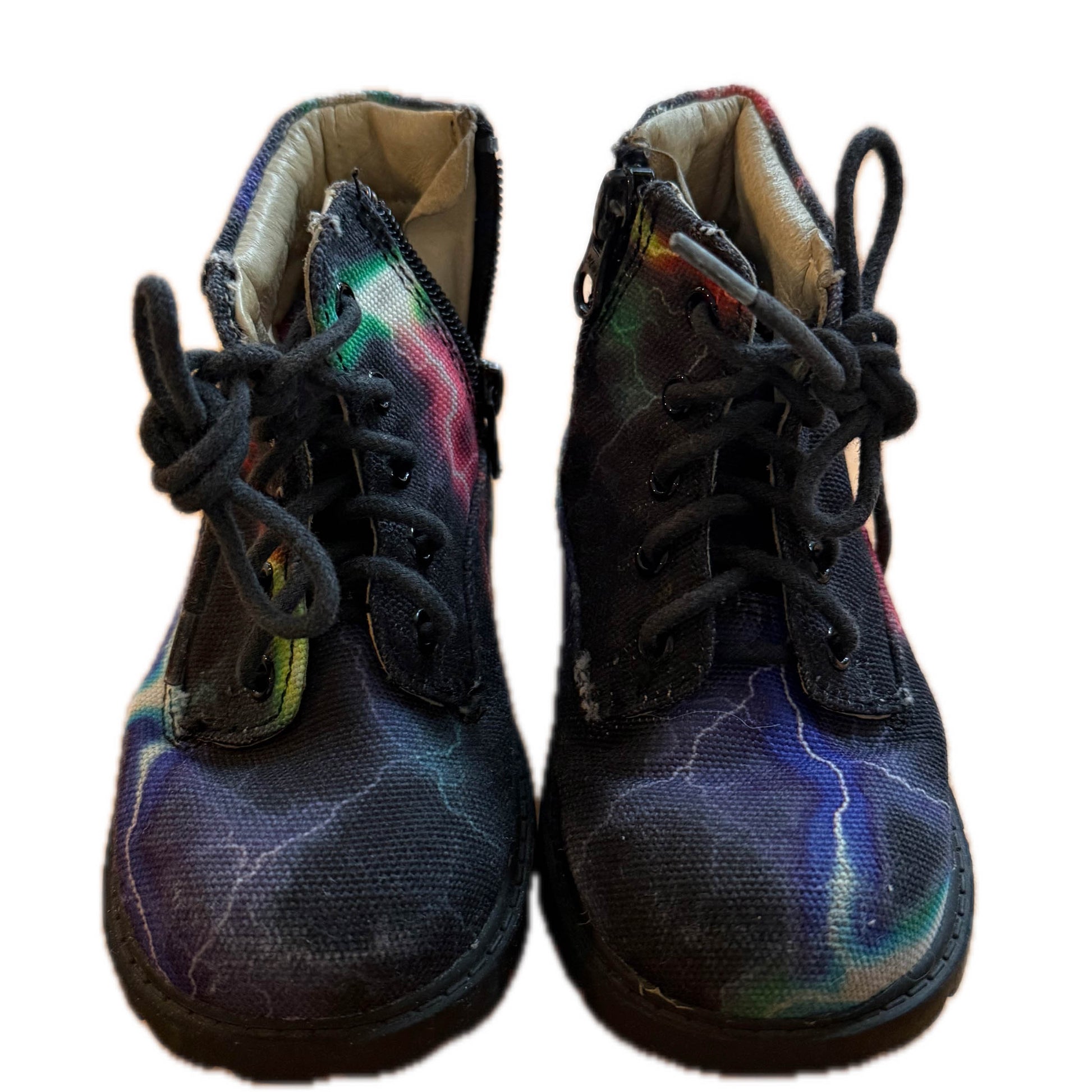 Akid Boys Black Multi Boots Size: 7 Toddler Black Multi