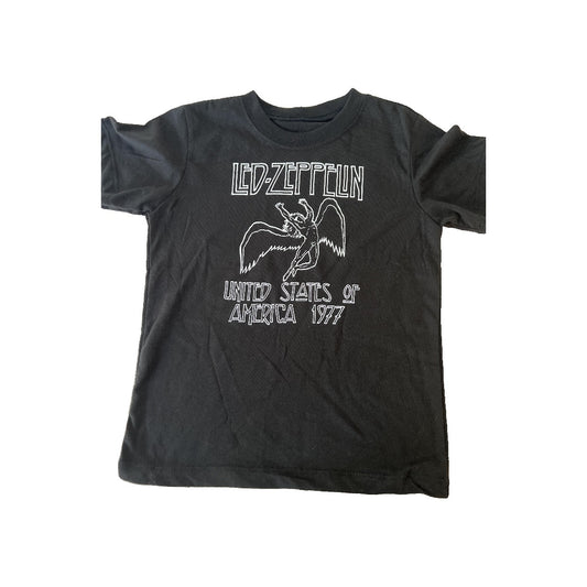 Led Zepplin Boys Black | Music T-Shirt Size: 5 Black | Music