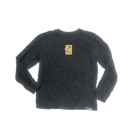 Gap Boys Black Nat Geo Long Sleeve T-Shirt Size: YM 10-12 Years Black Nat Geo