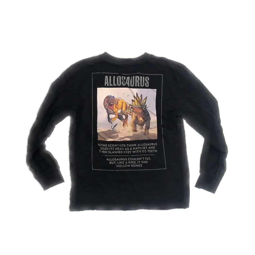 Gap Boys Black Nat Geo Long Sleeve T-Shirt Size: YM 10-12 Years Black Nat Geo