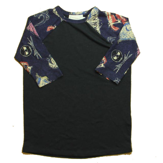 Lularoe Girls Black | Navy Long Sleeve Shirt Size: 6 Years