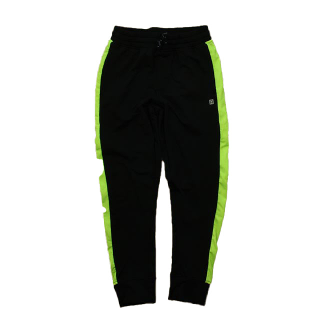 Rockets Of Awesome Boys Black | Neon Yellow Casual Pants Size: 8 Year