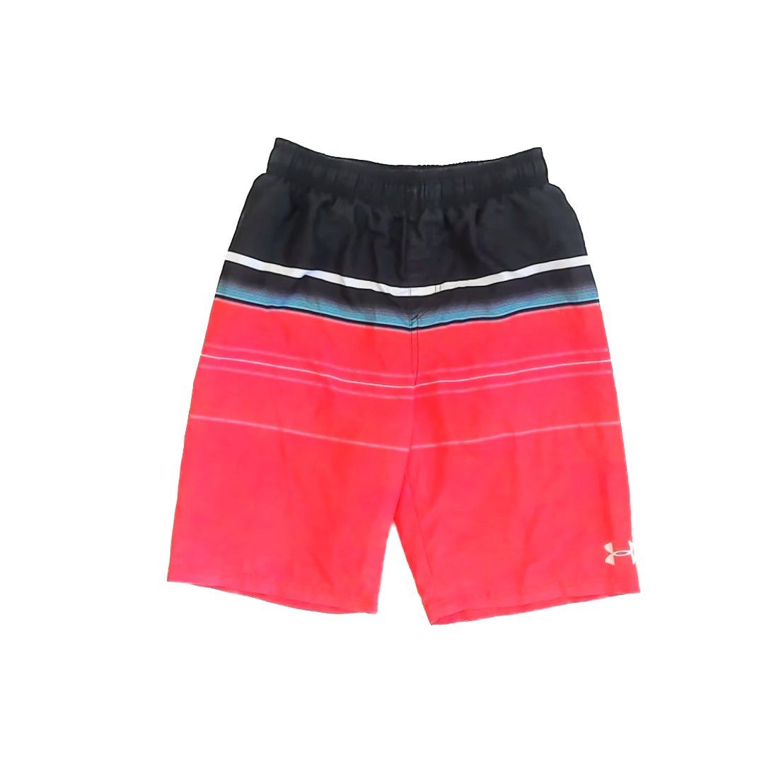 Under Armour Boys Black | Orange Trunks Size: YL 14-16 Years Black | Orange