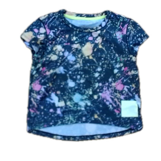 Rockets Of Awesome Girls Black Paint Splatter Athletic Top Size: 4-5T Black Paint Splatter