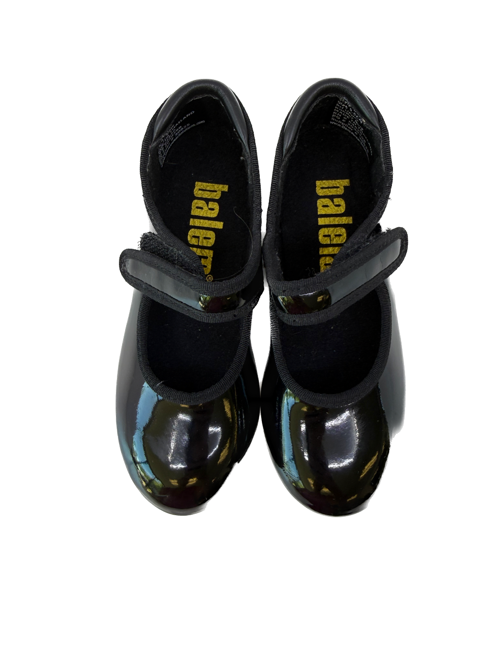 Balera Girls Black Patent Tap Shoes Size: 9.5 Toddler Black Patent Tap