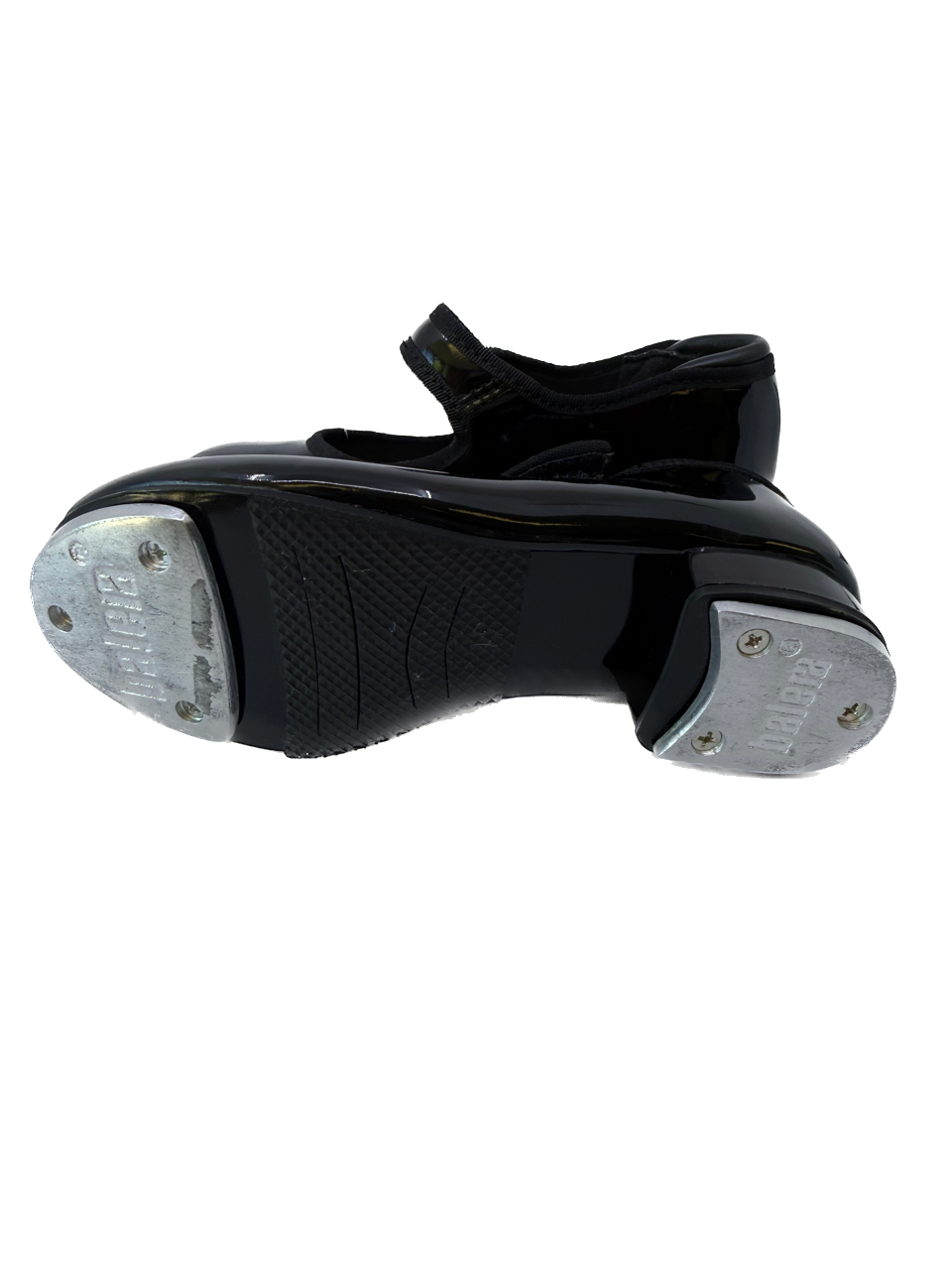 Balera Girls Black Patent Tap Shoes Size: 9.5 Toddler Black Patent Tap