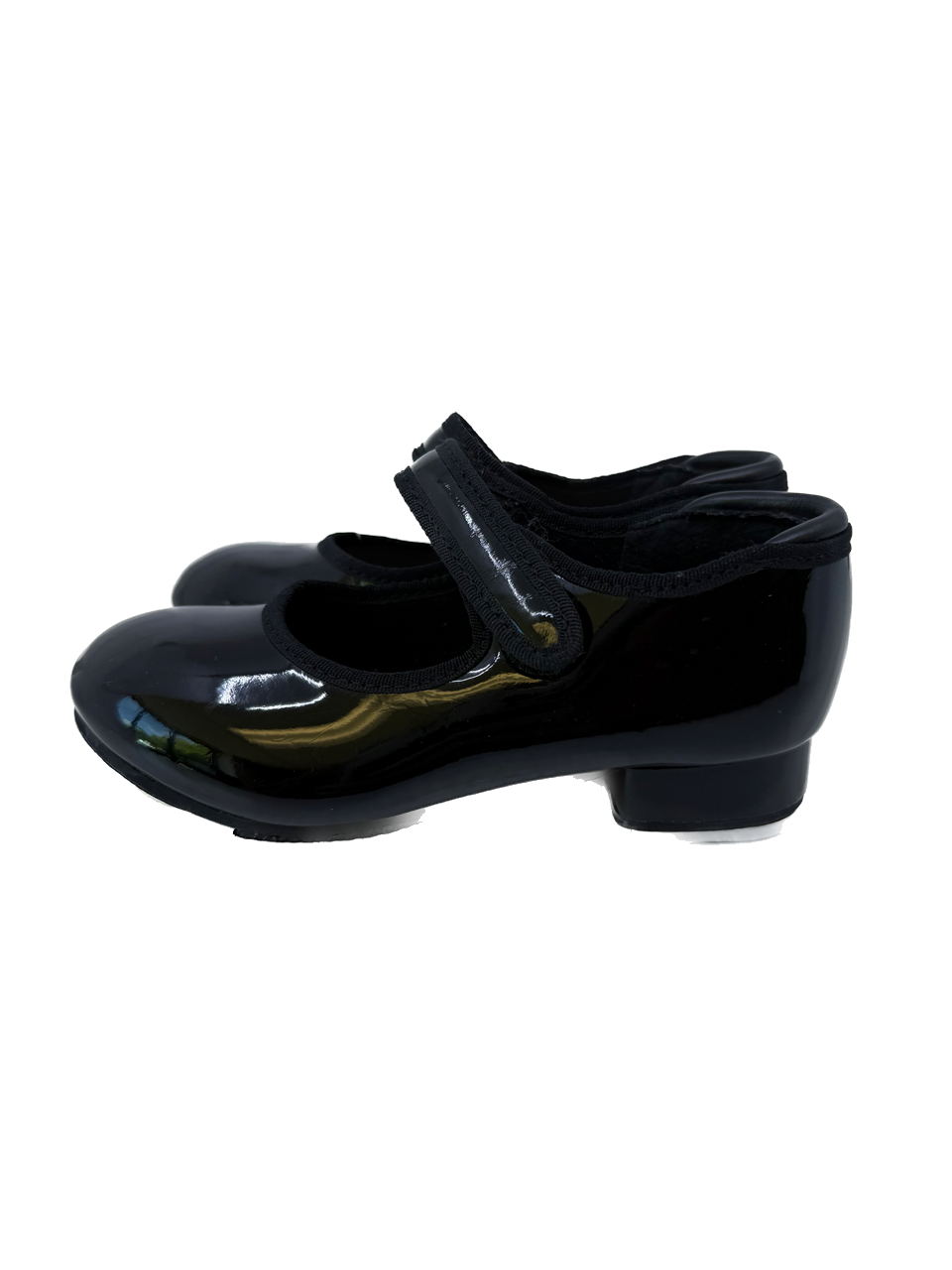Balera Girls Black Patent Tap Shoes Size: 9.5 Toddler Black Patent Tap