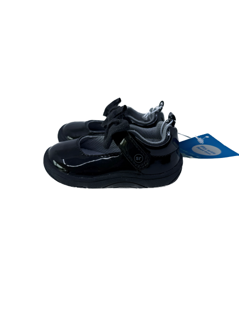 Stride Rite Girls Black Patent Shoes Size: 3 Infant Black Patent