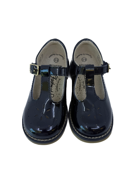 Footmates Girls Black Patent Shoes Size: 8.5 Toddler Black Patent