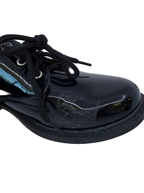 Unknown Boys Black Patent Shoes Size: Youth 1.5 (eu33) Black Patent