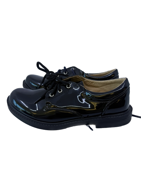 Unknown Boys Black Patent Shoes Size: Youth 1.5 (eu33) Black Patent