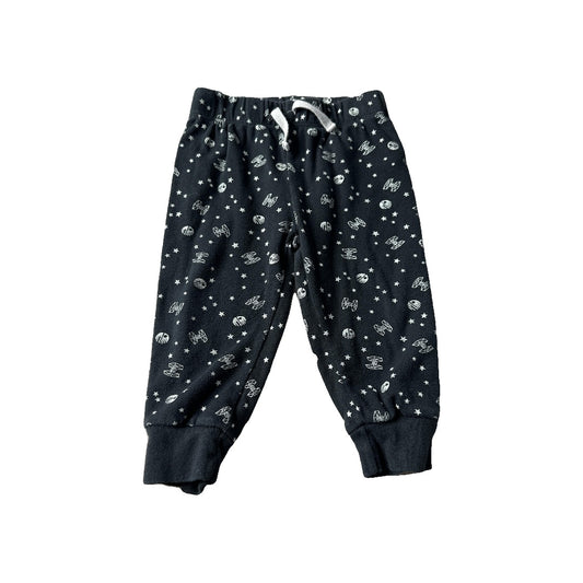 Amazon Essentials Boys Black | Pattern Pants Size: 18 months Black | Pattern