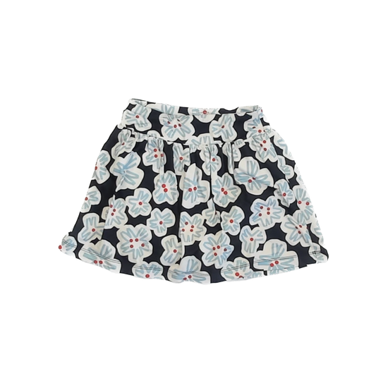 Hanna Andersson Girls Black Patterned Skirt Size: 5T Black Patterned