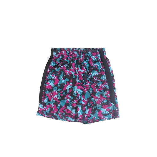 Tek Gear Boys Black Patterned Athletic Shorts Size: 10-12 Years Black Patterned