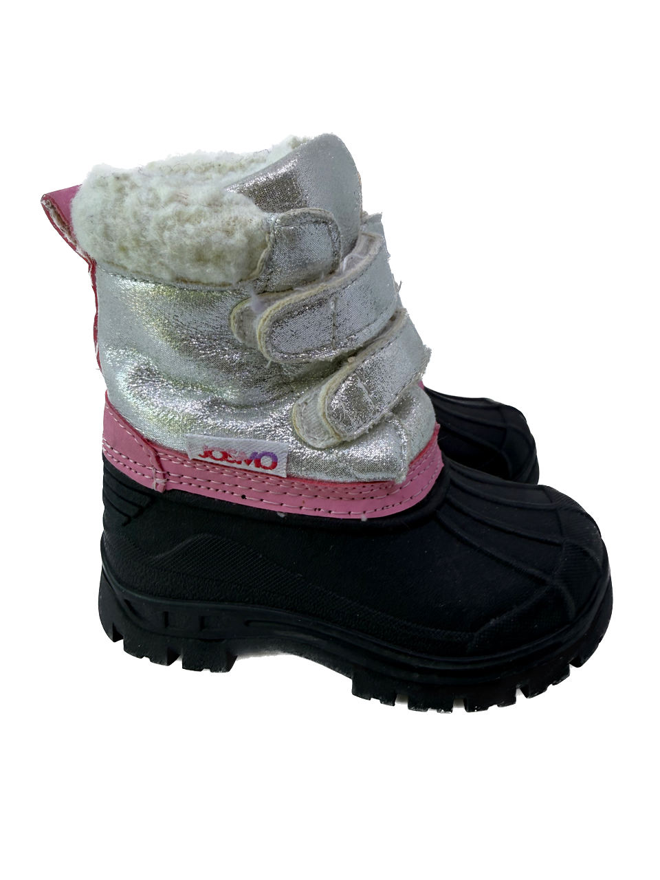 Rugged Butts Girls Black | Pink | Silver Boots Size: Little kid 5 Black | Pink | Silver