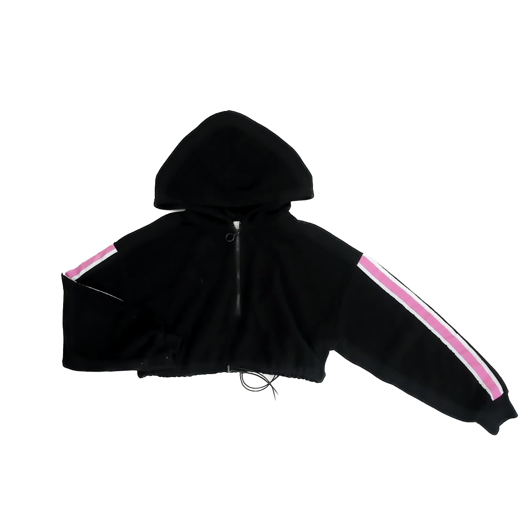 ASOS Girls Black | Pink Stripe Apparel Sets Size: M Black | Pink Stripe