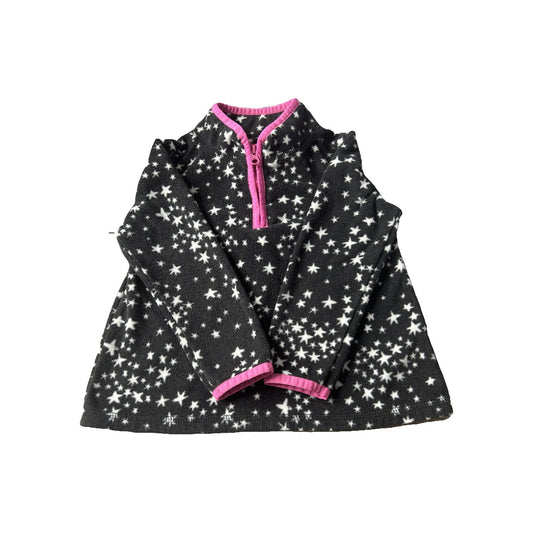 OshKosh Girls Black | pink | White | Stars Sweatshirt Size: 3T Black | pink | White | Stars
