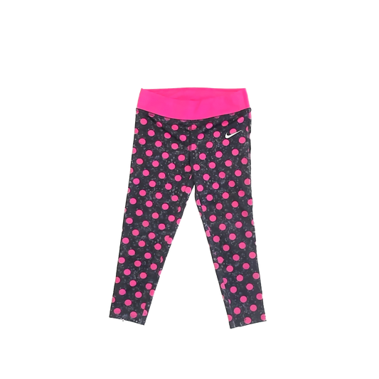 Nike Girls Black | Pink Athletic Pants Size: 4T Black | Pink