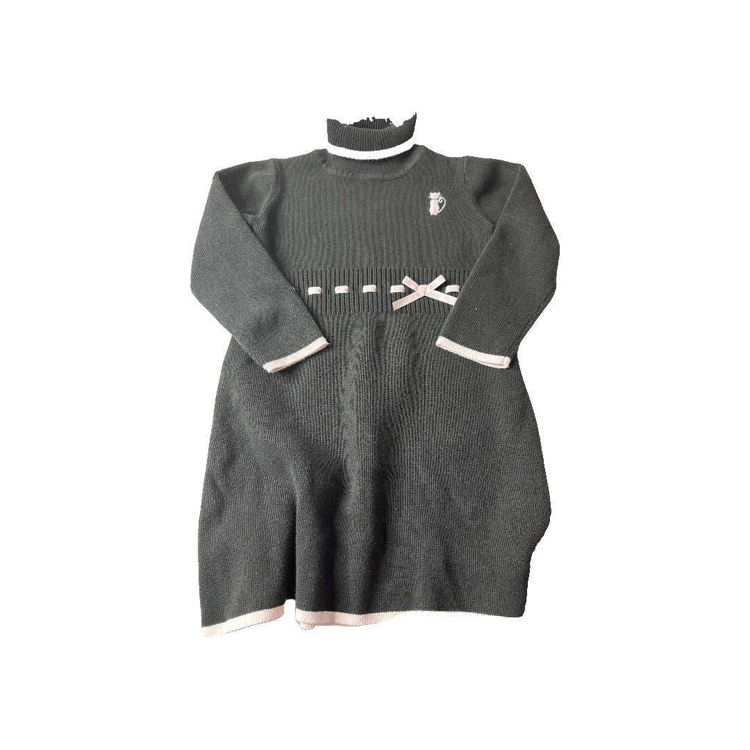 Gymboree Girls Black | pink Dress Size: 5T Black | pink