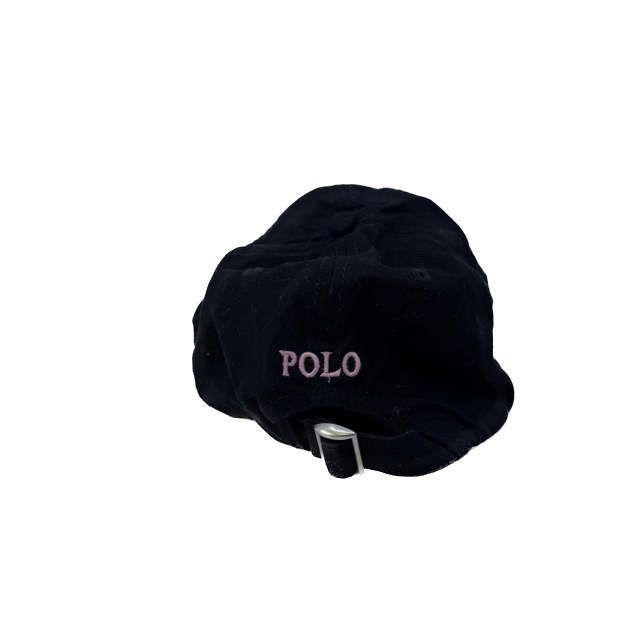 Ralph Lauren Girls Black | Pink Hat Size: 4-6 Years Black | Pink