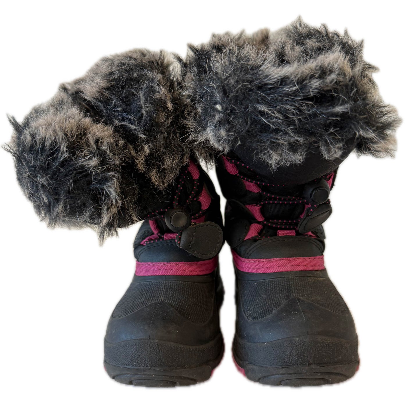 Kamik Girls Black | Pink Boots Size: 8 Toddler Black | Pink