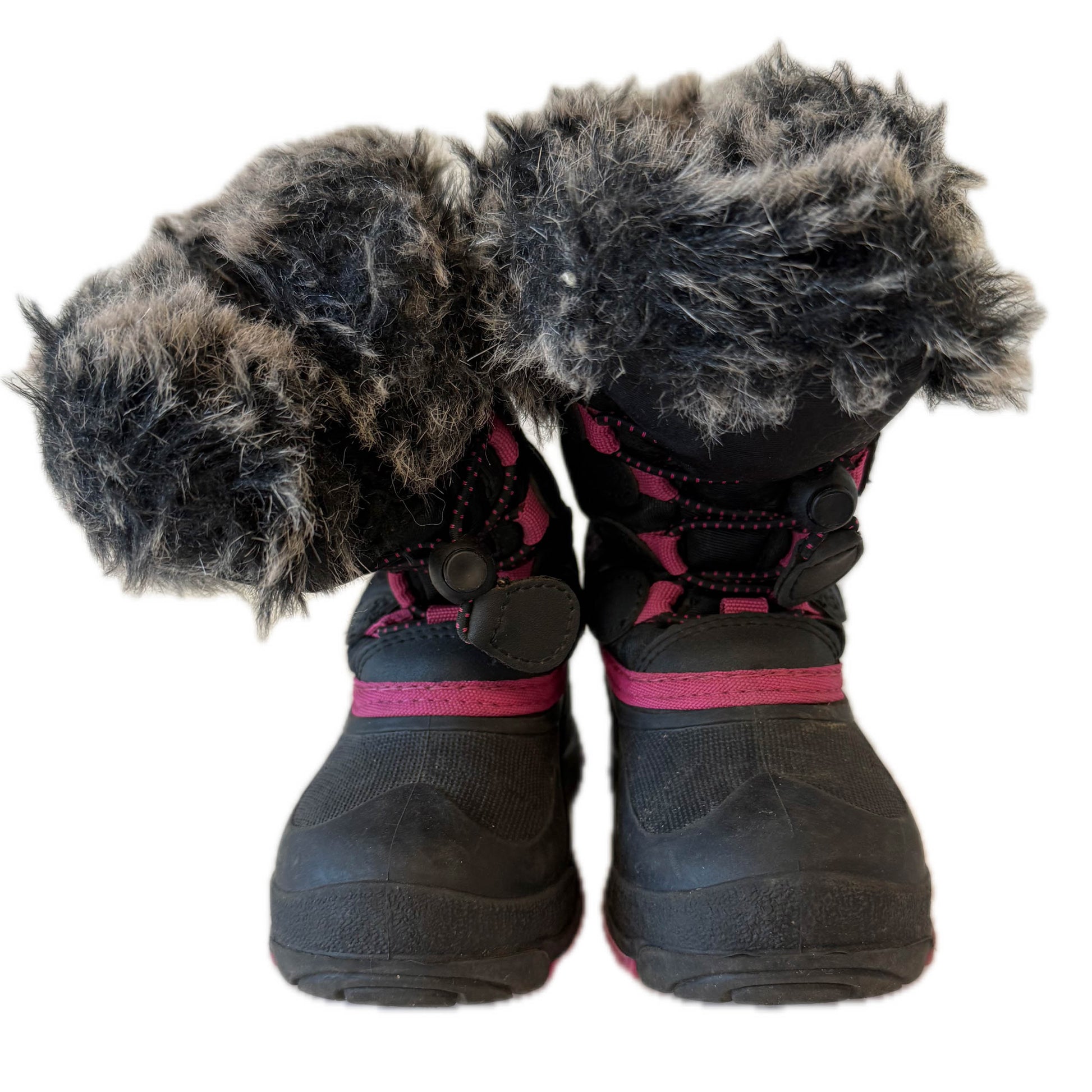 Kamik Girls Black | Pink Boots Size: 8 Toddler Black | Pink