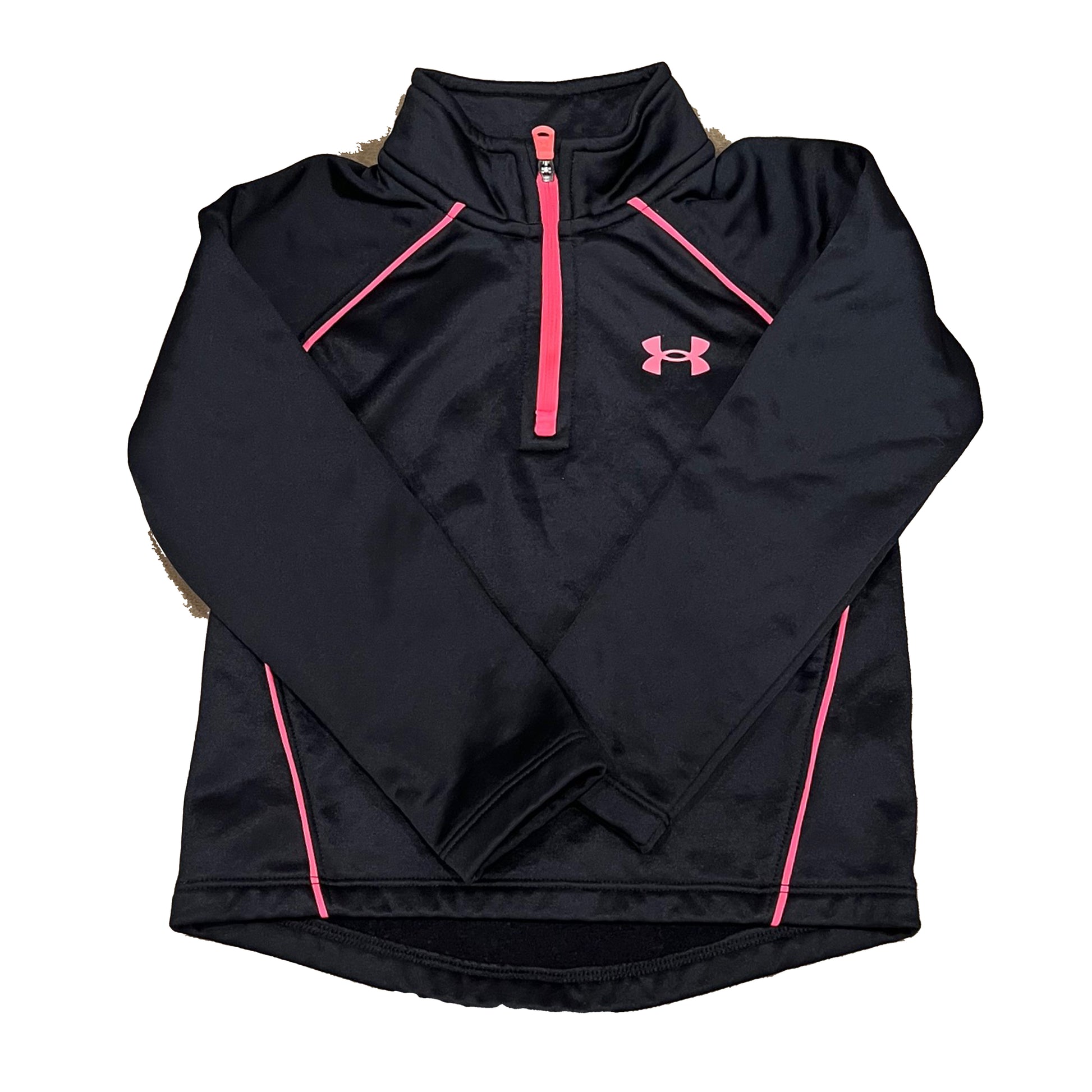 Under Amour Girls Black | Pink Athletic Top Size: 2T Black | Pink