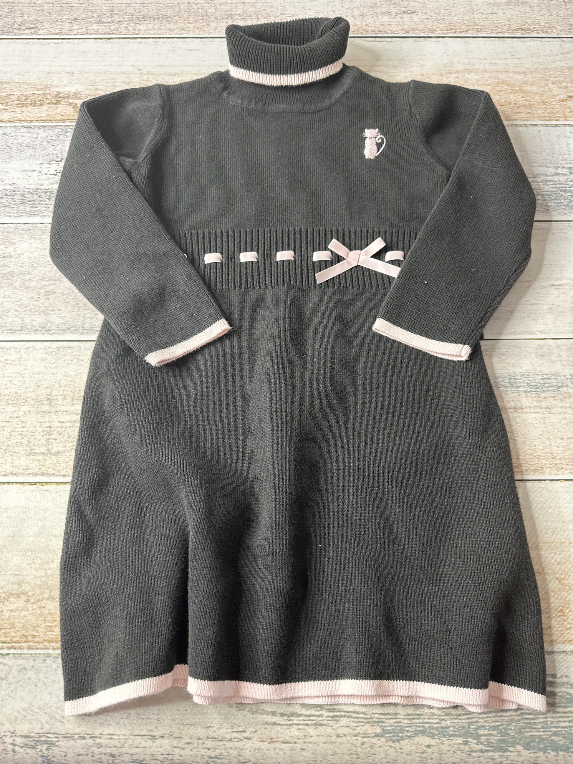 Gymboree Girls Black | pink Dress Size: 5T Black | pink