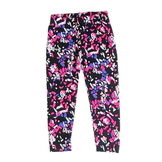 Under Arrmour Girls Black | Pink Leggings Size: 3T Black | Pink