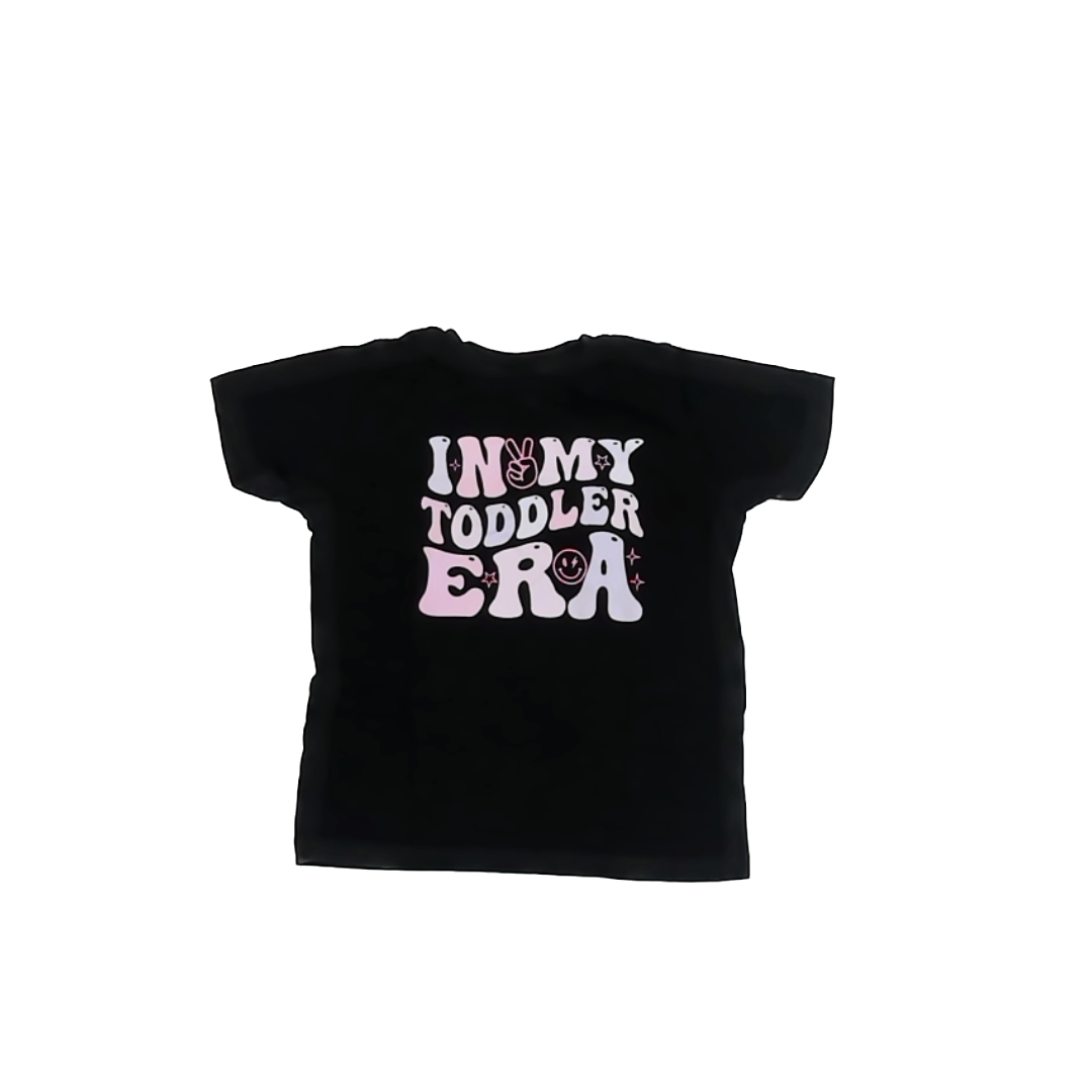Unknown Girls Black | Pink T-Shirt Size: 3T* Black | Pink
