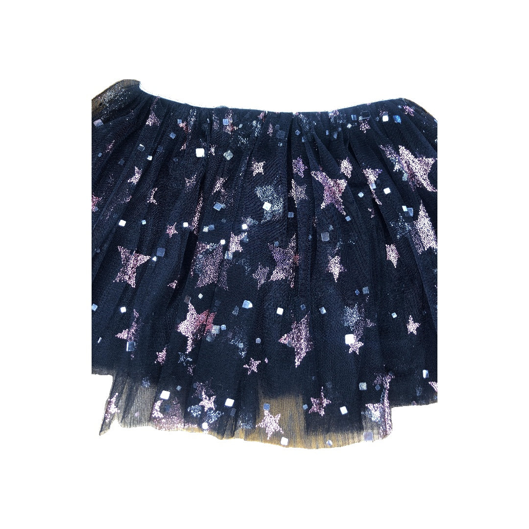Lily + momo Girls Black | pink Skirt Size: 3T Black | pink