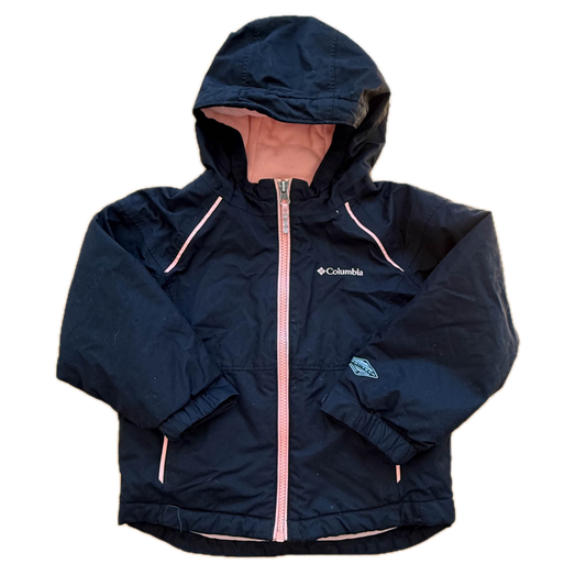 Columbia Girls Black | Pink Jacket Size: 4T Black | Pink