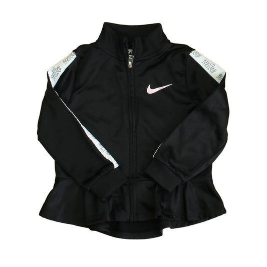 Nike Girls Black | Pink Athletic Top Size: 24 Months Black | Pink