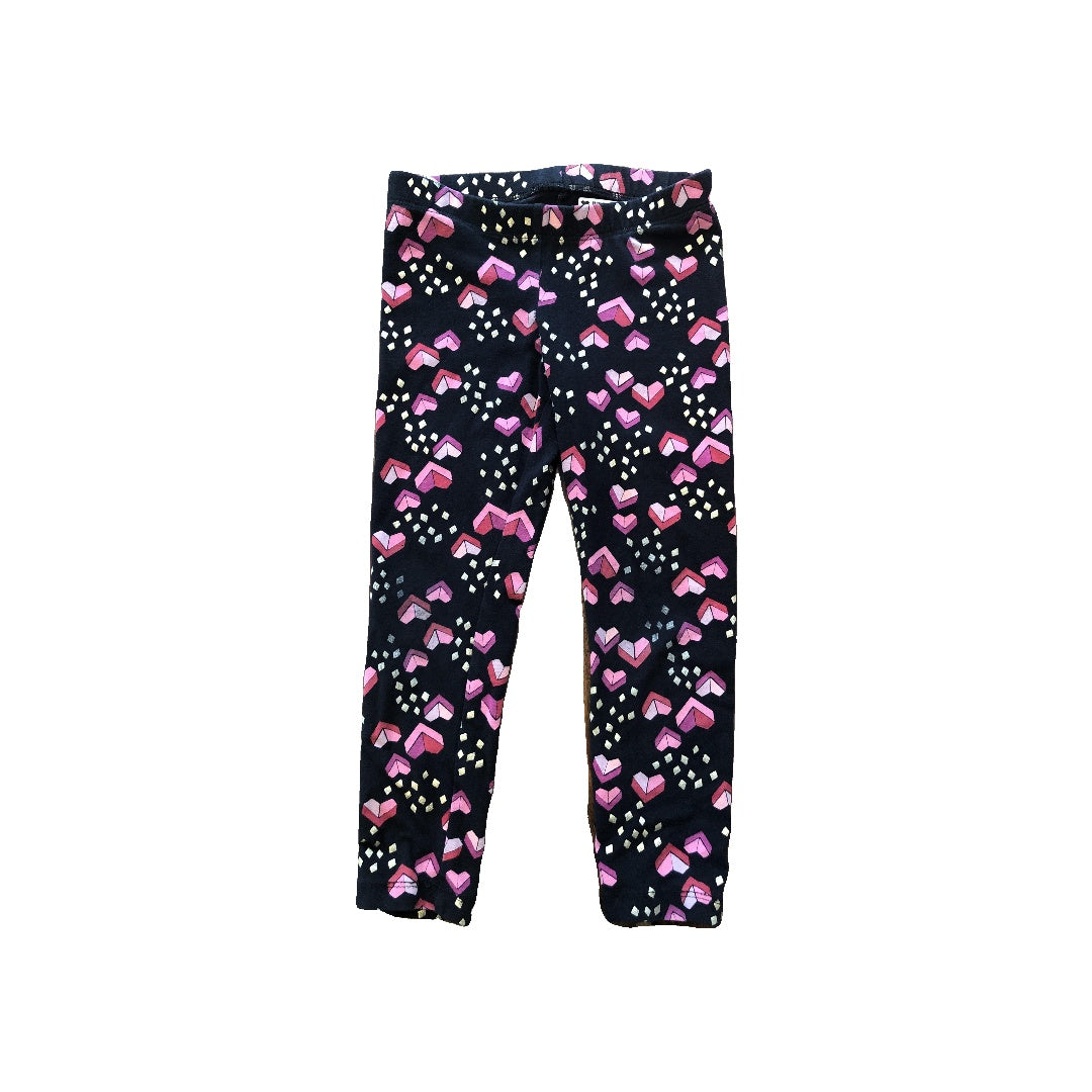Cat & Jack Girls Black | pink Pants Size: 4T Black | pink