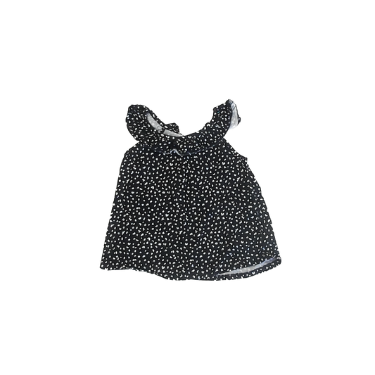 Old Navy Girls Black Polka Dot Tank Top Size: 4T Black Polka Dot