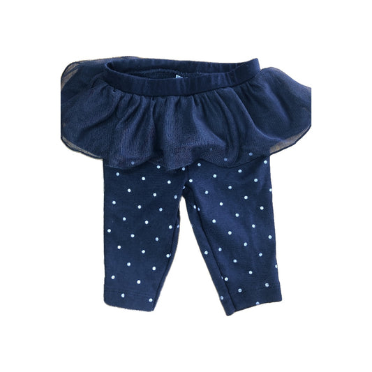 Carters Girls Black | polka dot Pants Size: 3 months Black | polka dot