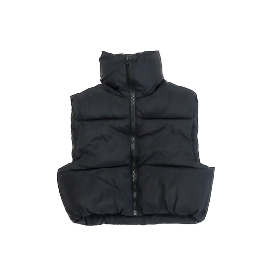 Unknown Girls Black Puffer Vest Size: M Black Puffer