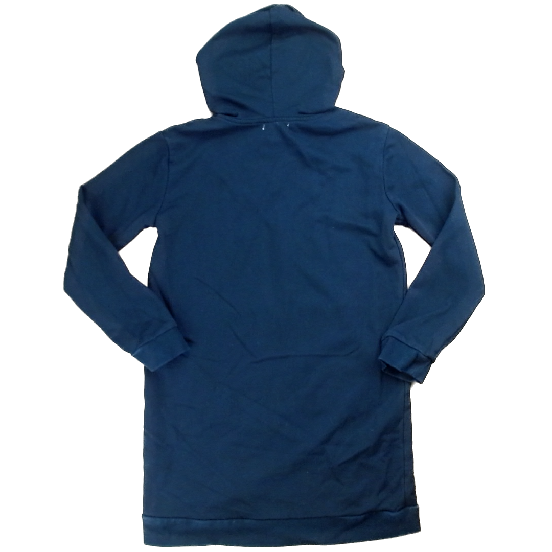 Rockets Of Awesome Girls Black | Purple Leopard Print V Sweater Dress Size: 12 Years Black | Purple Leopard Print V