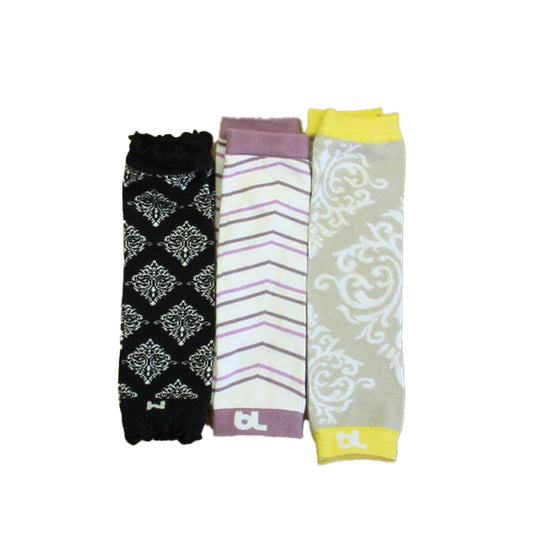 Baby Leggings Girls Black | Purple | Yellow Accessory Size: 12-24 Months Black | Purple | Yellow