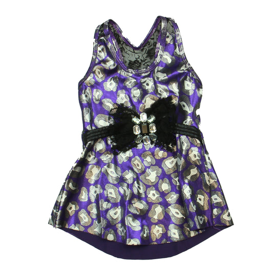 Curtain Call Costumes Girls Black | Purple Costume Size: *4T