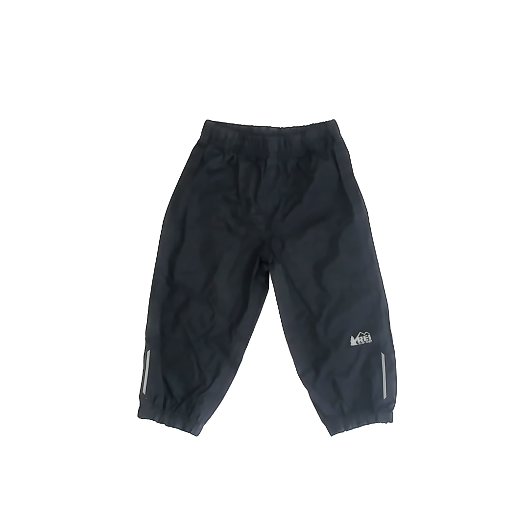 REI Unisex Black Rain Athletic Pants Size: 2T Black Rain