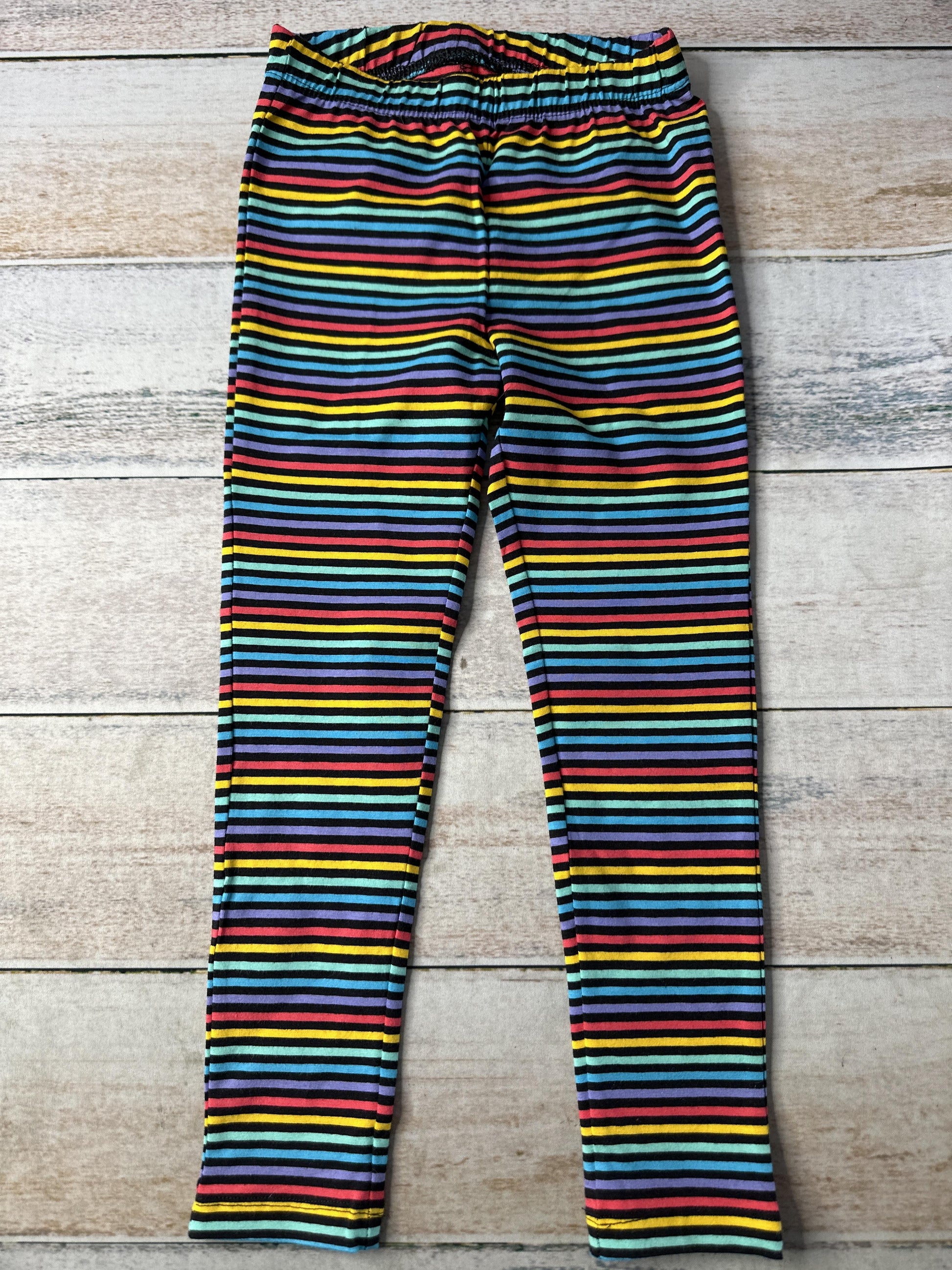 Mightly Girls Black | Rainbow Pants Size: 4T Black | Rainbow
