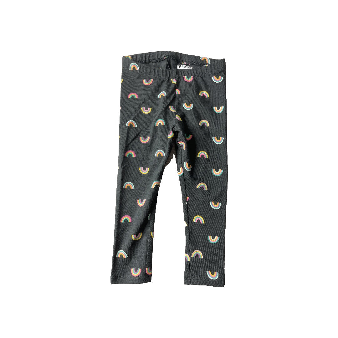 Cat & Jack Girls Black | Rainbow Pants Size: 2T Black | Rainbow