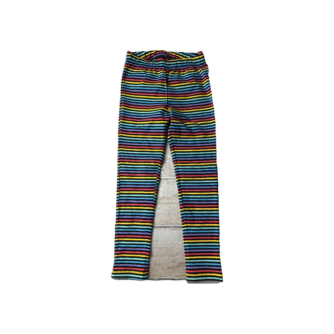 Mightly Girls Black | Rainbow Pants Size: 4T Black | Rainbow