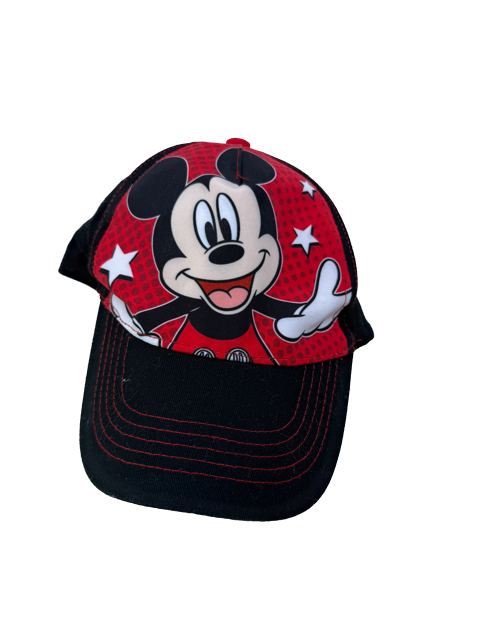 Disney Boys Black | Red Mickey Hat Size: Toddler 2-5T Black | Red Mickey