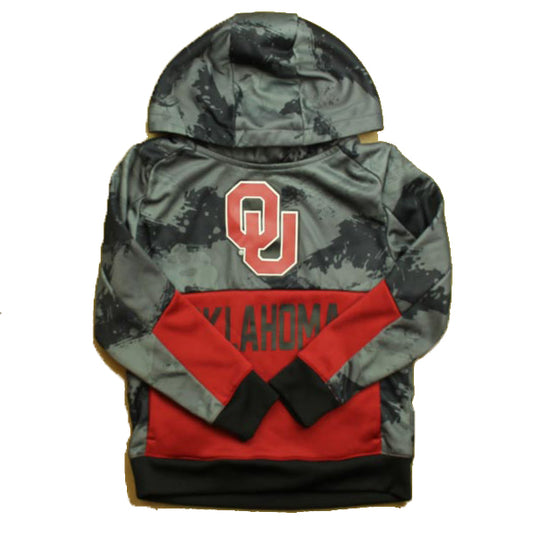 GEN2. Boys Black | Red Oklahoma University Hoodie Size: 7 Years