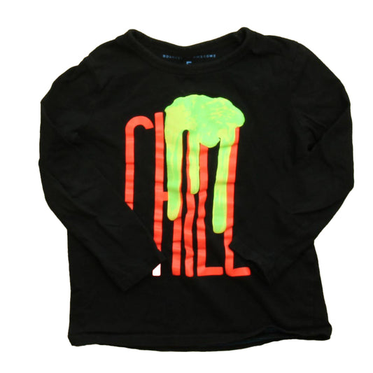 Rockets of Awesome Boys Black | Red | Yellow Long Sleeve T-Shirt Size: 4-5T Black | Red | Yellow