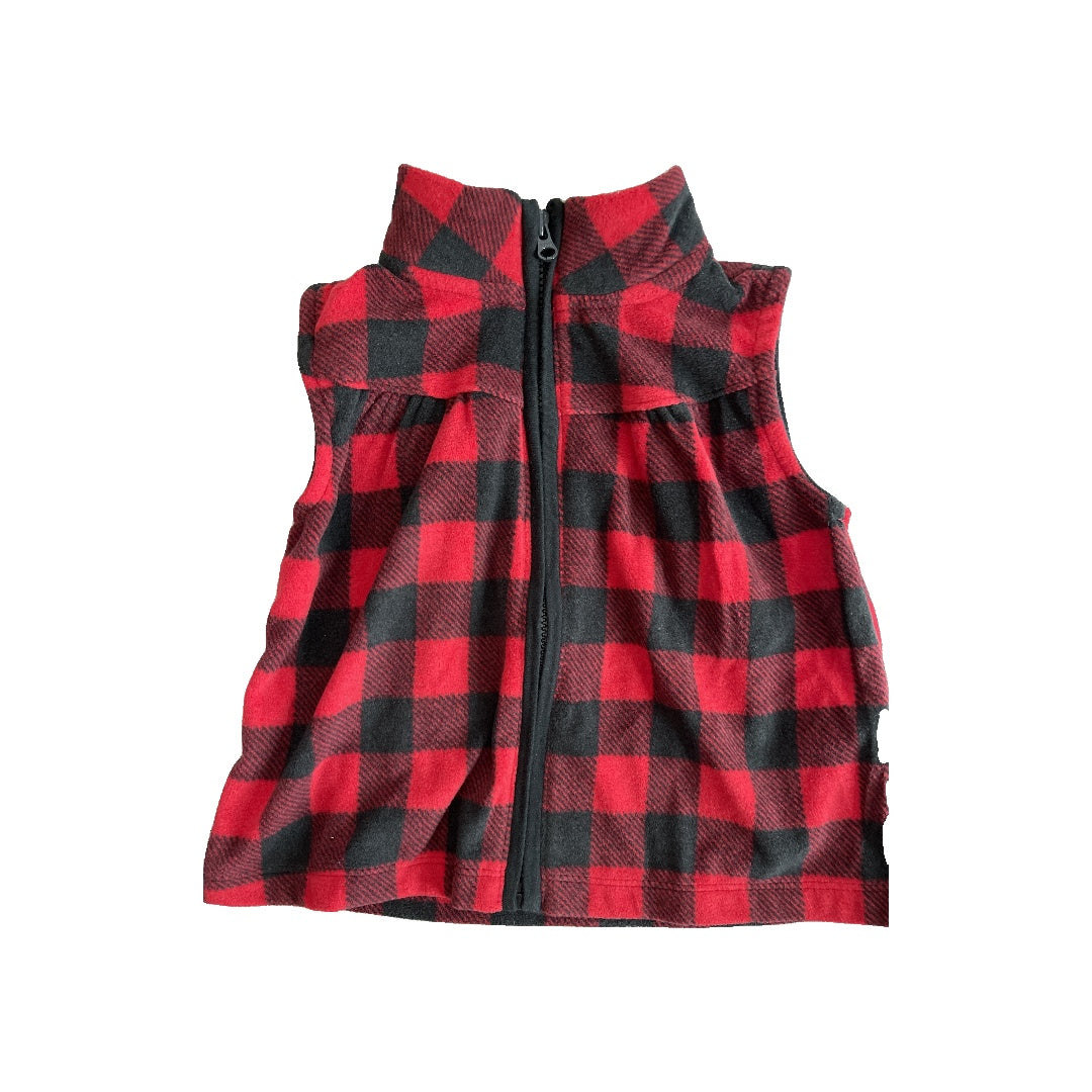Carters Unisex Black | Red Vest Size: 18 months Black | Red