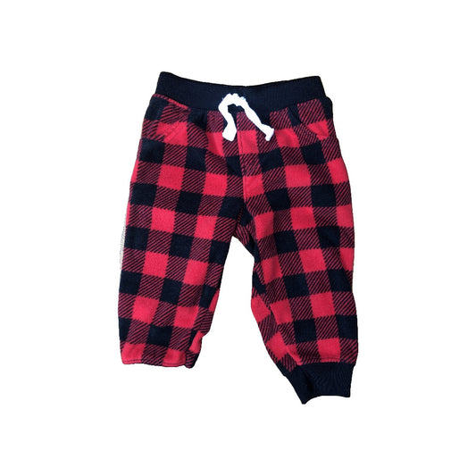 Carters Boys Black | Red Pants Size: 9 months Black | Red