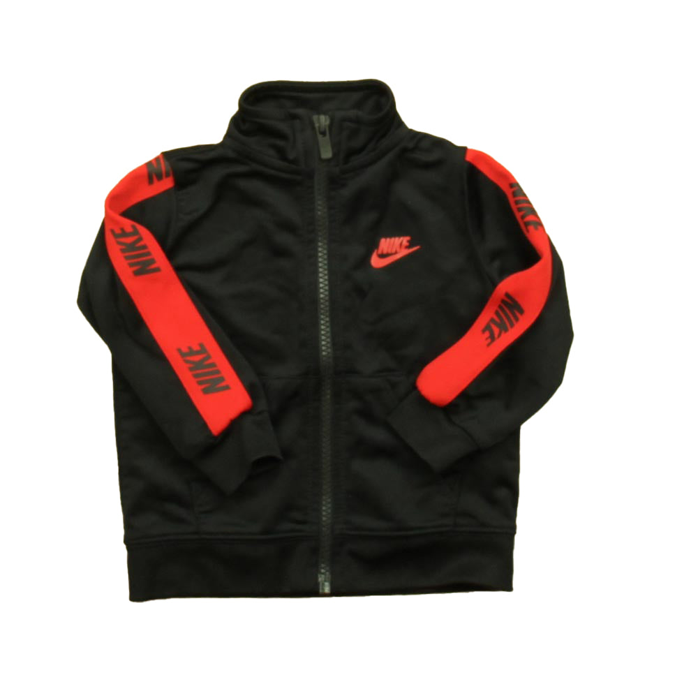 Nike Boys Black | Red Athletic Top Size: 12 Months Black | Red
